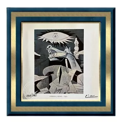 Pablo Picasso Signed Original Hand Tipped Print - Guernica 1937 • $99