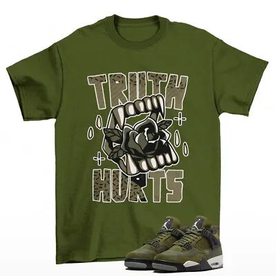 Truth Olive Shirt To Match Jordan 4 Craft Medium Olive FB9927-200 • $24.75