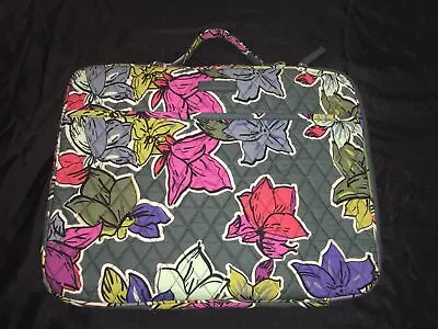 Vera Bradley Laptop Organizer Falling Flowers Notebook Sleeve Bag 16  Computer • $39.99