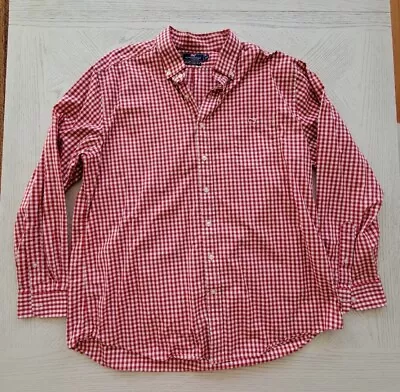 Vineyard Vines Performance Tucker Shirt Mens 2XL Plaid Stretch Classic Long • $19.95