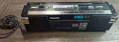 Vintage Panasonic Ambience RX-FM16 Stereo Cassette Recorder AM/FM Radio Boombox • $21.99