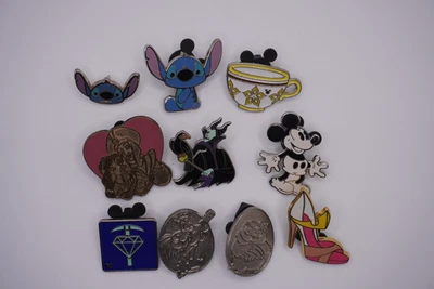$19.99 • Buy Walt Disney World Pins Lot! Stitch, Hidden Mickey, Maleficent And More!!!! 