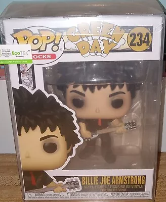 Funko Pop Rocks! Green Day Billie Joe Armstrong #234 (Pop Protector) • $36.34