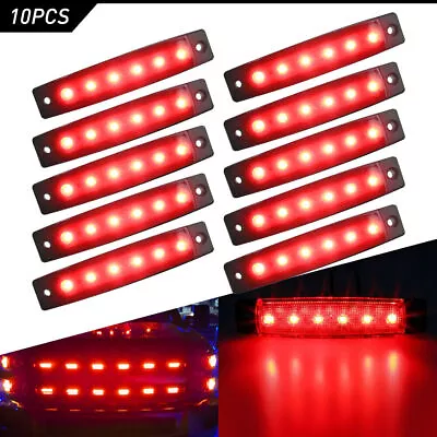 20pcs Smoked Red Marine Boat LED Lamp Cabin Deck Courtesy Light Stern Transom • $7.80