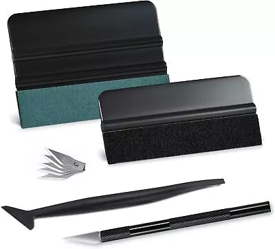 Car Window Film Tinting Tools Vinyl Wrap Kit Micro Squeegee & Razor Blade Kit • $6.57