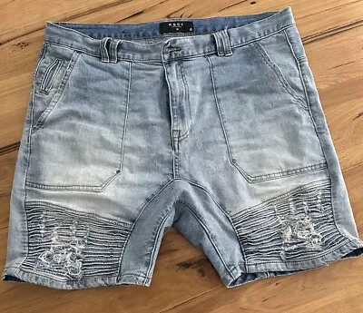 Kiss Chacey - KSCY Carter Denim Short - Horizon Blue • $50