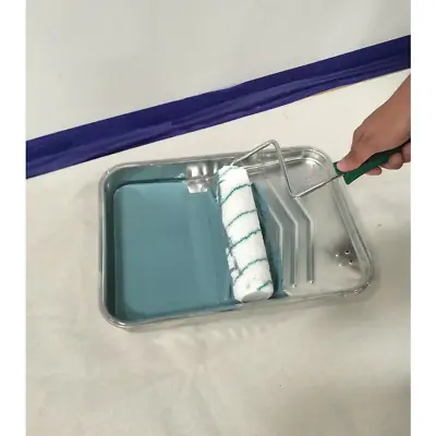 Metal Paint Roller Tray Designed For Use W Standard 9 In. Roller Covers & Frames • $5.52