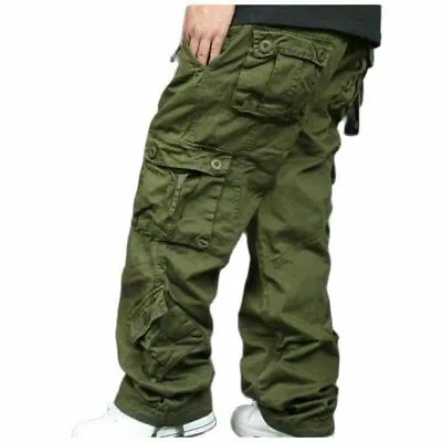 Plus Size 5XL 6XL 7XL Cargo Pants Cargo Pants Hip Hop Men's Cotton Pants Camo • $93.89