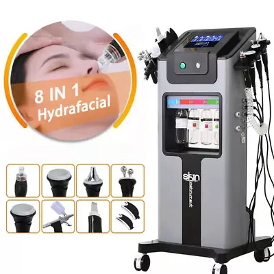 8 IN 1 Hydra Facial Hydro Dermabrasion Machine Blackheads Removal Deep Cleaning • $1650