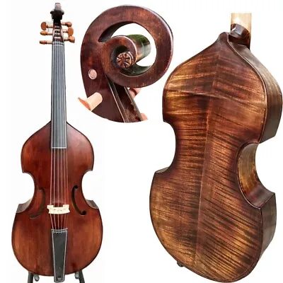 Dark Brown Pro 6 Strings 27  Bass Viola Da GambaBass GambaDeep Big Sound 15785 • $1079.10