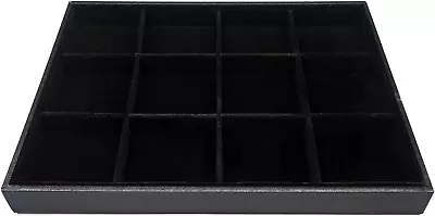Velvet Jewelry Trays For Drawers Large Jewelry Drawer Insert Stackable Stackin • $19.60