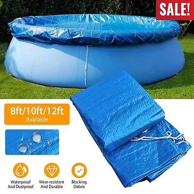 Above Ground Swimming Pool Solar Cover For Winter Round Safety PE 8/10/12 FT • $26.18