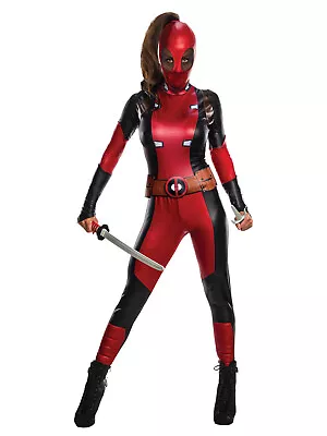 Marvel Disney Deadpool Secret Wishes Size L Fancy Dress Up Womens Party Costume • $67