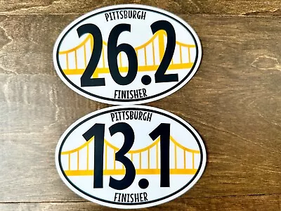 Pittsburgh Marathon & Half Marathon Weatherproof Vinyl Sticker • $4.99