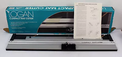 Logan Compact Mat Cutter Model #301 With Bevel Cutting Blade Framing Made In USA • $44.99