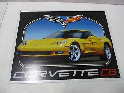 2005 GM Chevrolet Corvette C6 Metal Sign • $5.23