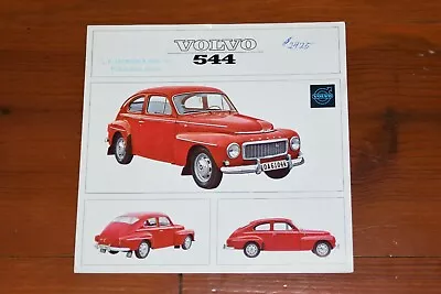 1965 1966 Volvo 544 Original Car Sales Brochure Folder • $12.99