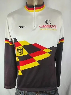 MIKE SPORT GERMANIA Cycling Jersey Man Size N.D (L?) Man Shirt Vintage • $63.91