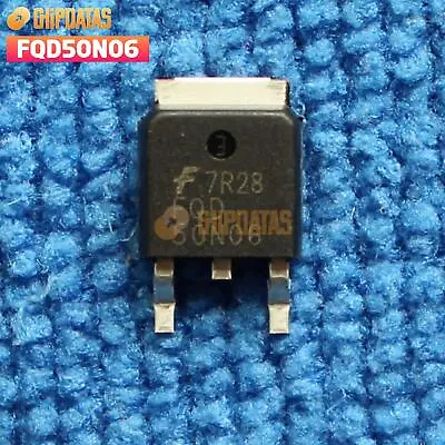 10pcs New FAIRCHILD FQD50N06 50A 60V N-Channel 50N06 SMD TO-252 MOSFET • $2.35