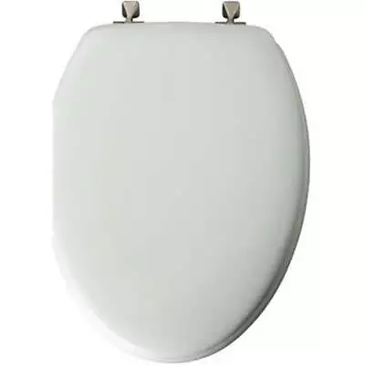 Mayfair Edgewater? Elongated Enameled Wood Toilet Seat In White • $28.55