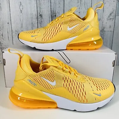 Nike Air Max 270 Topaz Gold Laser Yellow Orange AH6789-701 Women's Size 7.5 NEW • $119.97