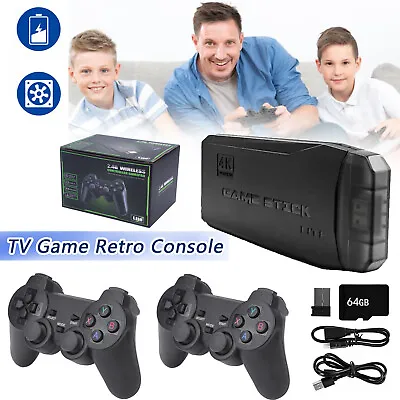 Wireless Retro Game Console With Dual 2.4G Wireless Controllers & 20000+ Games • £26.92