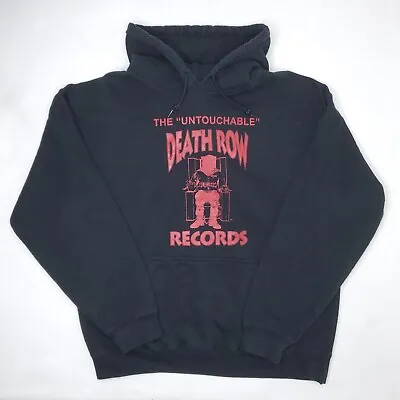  The Untouchable  Death Row Records Adult M Black Cotton Blend Pullover Hoodie • $28.88
