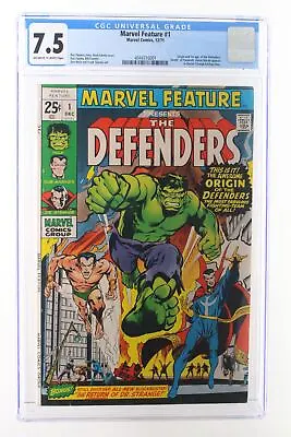 Marvel Feature #1 - Marvel Comics 1971 CGC 7.5 Origin And 1st App. Of The Defend • $199