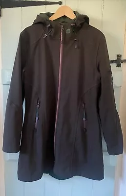 Ilse Jacobsen Hornbeak 3/4 Length Chocolate Brown Raincoat Size 40 (uk 12) • £45