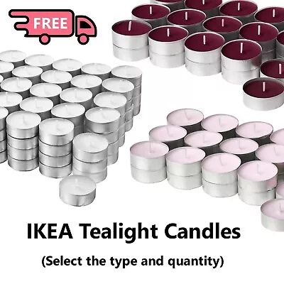 IKEA Scented And Unscented Candles Tealight Coloured Tealights • £2.39