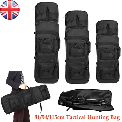 Tactical Rifle Bag Fishing Hunting Padded Case For Air Rifle Gun Shotgun Bag UK • £14.60
