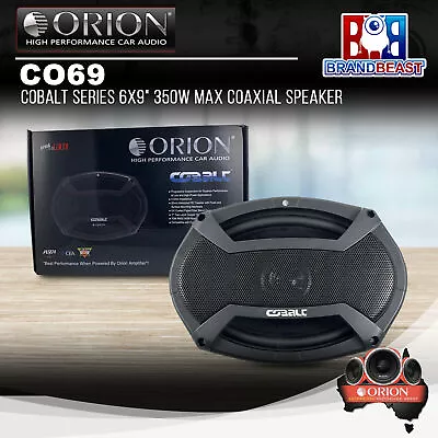 Orion CO69 Cobalt Series 6x9  350W Max Coaxial Speaker • $117