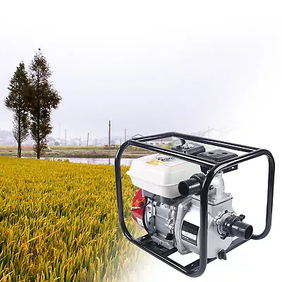 £146.34 • Buy 6.5HP 210cc Petrol Water Transfer Pump Pond Garden Irrigation Water Pump 2 Inch