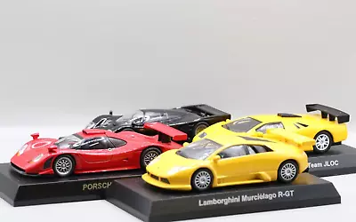 Kyosho 1/64 Lamborghini Murcielago + Diablo +  Porsche 962c + 911 GT1 ( 4 Cars ) • $39