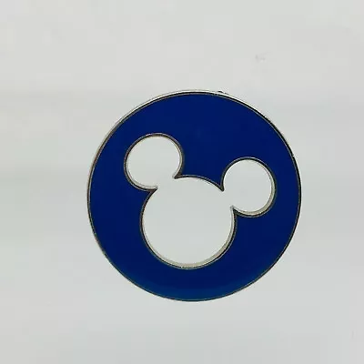 Disney Trading Pin - Mickey Mouse Icon Blue Cutout • $6.99