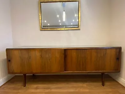 1960s Danish Rosewood Sideboard With Glass Top 217 X 48 X 80cm • £2000