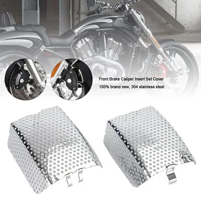 $18.70 • Buy Front Brake Caliper Insert Set Cover For Street Glide Touring V-Rod 42054-05 CHR