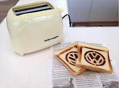 Volkswagen VW Toaster Ivory Benefits Interior Roasted Pattern From Japan • $52.99