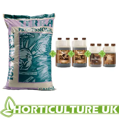 Canna Organic Grow Pack - Terra Professional 50L - BioVega/Flores/Rhizo/Boost 1L • £68.50
