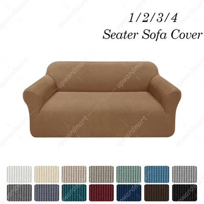 Sofa Covers 1 2 3 4 Seater High Stretch Lounge Slipcover Protector Couch Cover • $19.99