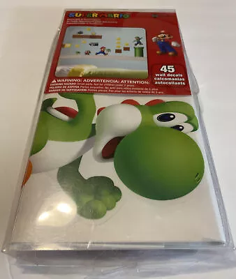 Super Mario Bros Wall Decals NEW Set Of 45 [BIN A17] • $8