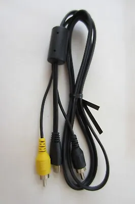 Canon PowerShot Mini USB To RCA AV Cable (Black Yellow) For Digital Cameras • $4.99