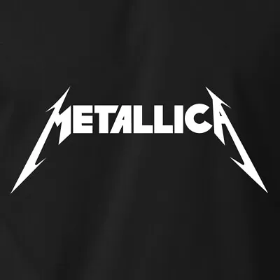 METALLICA Logo T-Shirt Classic Logo Hard Metal Rock Concert James Hetfield Tee • $20.95