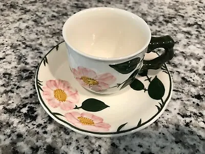 Villeroy & Boch Cup And Saucer ~ Wild Rose • $19.95