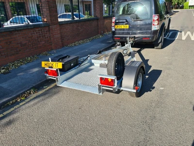 £799 • Buy Flor Drop Down Car Trailer For Wacker Plate / Cement Mixer / Pressure Washer 