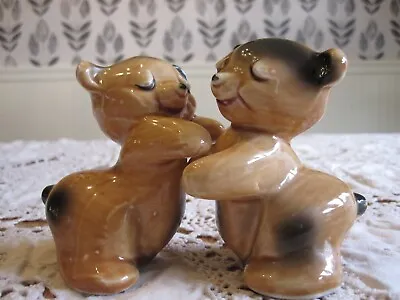 VAN TELLINGEN Bear Hug Salt & Pepper Shakers Vintage • $10