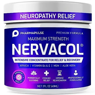 Neuropathy Nerve Relief Cream – Maximum Strength Cream For Feet Hands Legs To... • $34.99