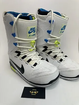 Nike Kaiju White Nike Snowboard Boots 376276-102 Mens Size 10 SBB • $379.99