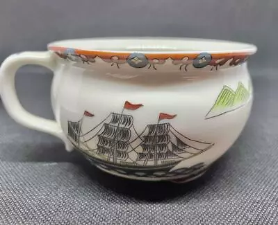 Vintage Mohawk Ship Shaving Mug Cup Nautical Sailing Schooner Clipper • $23