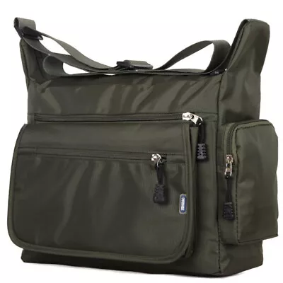 Men's Oxford Cross Body Bag Messenger Shoulder Book Bags School Satchel Casual • $26.99